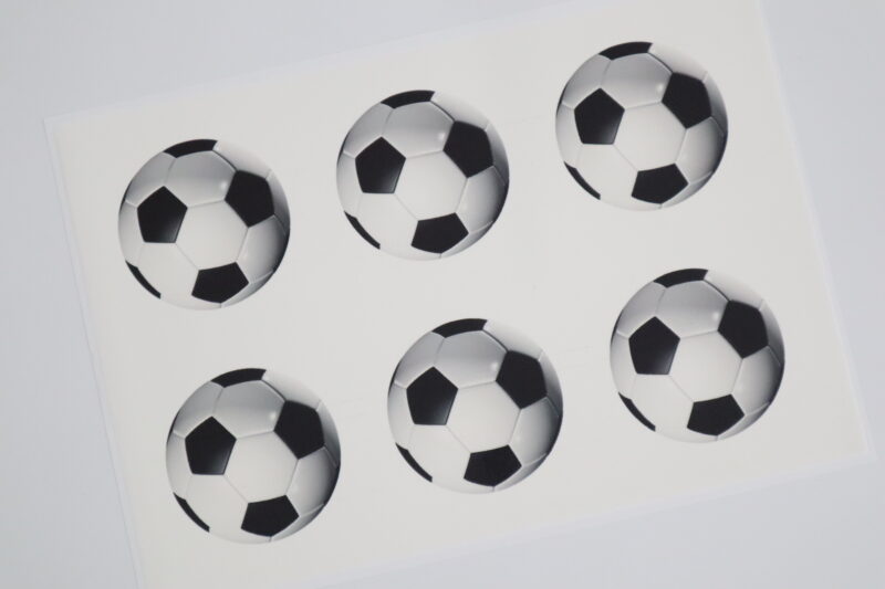 Edible Image A4 sheet - 70mm soccer ball