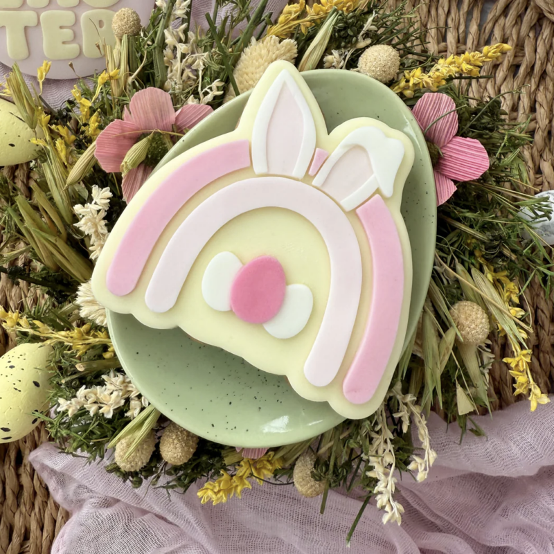 Easter rainbow debosser/cutter or cutter only by Cooki Co Cuts