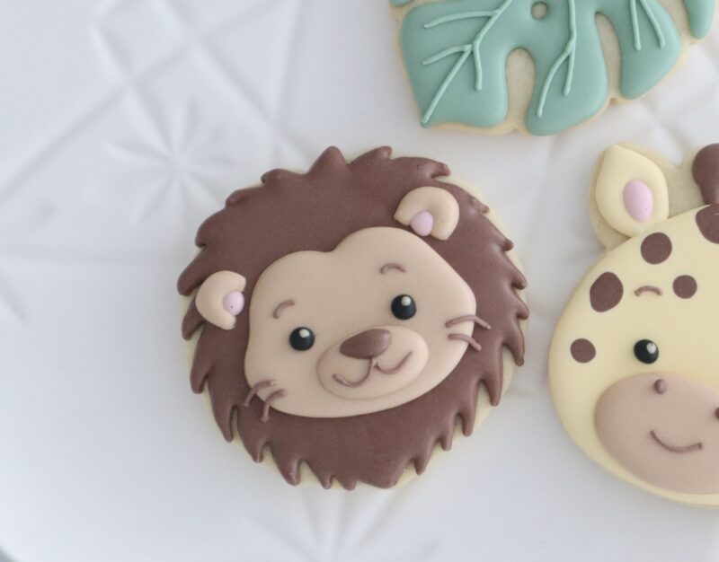 Cute Lion face cookie cutter