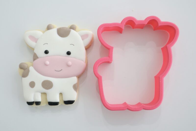Miss Biscuit Cute Cow Cookie cutter