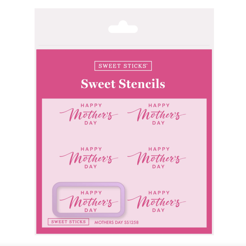 Mother's Day Stencil and Mini Cutter Set SS1258 by Sweet Sticks