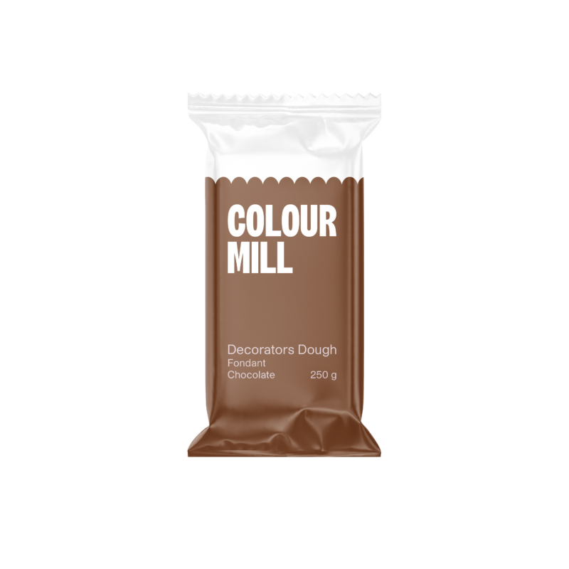 Colour Mill Decorator's Dough Fondant - 250g Chocolate