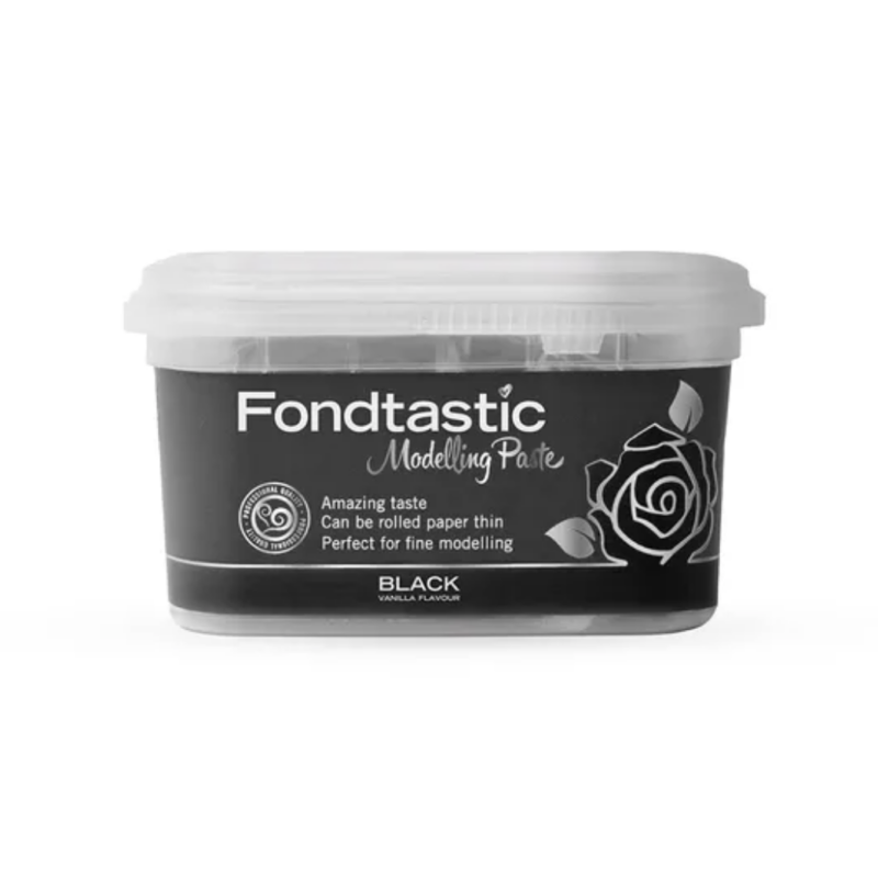 Fondtastic Modelling Paste Black 250g