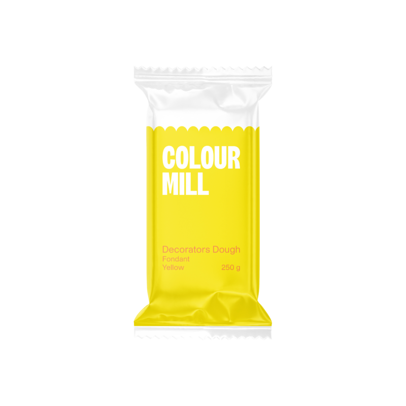 Colour Mill Decorator's Dough Fondant - 250g Yellow