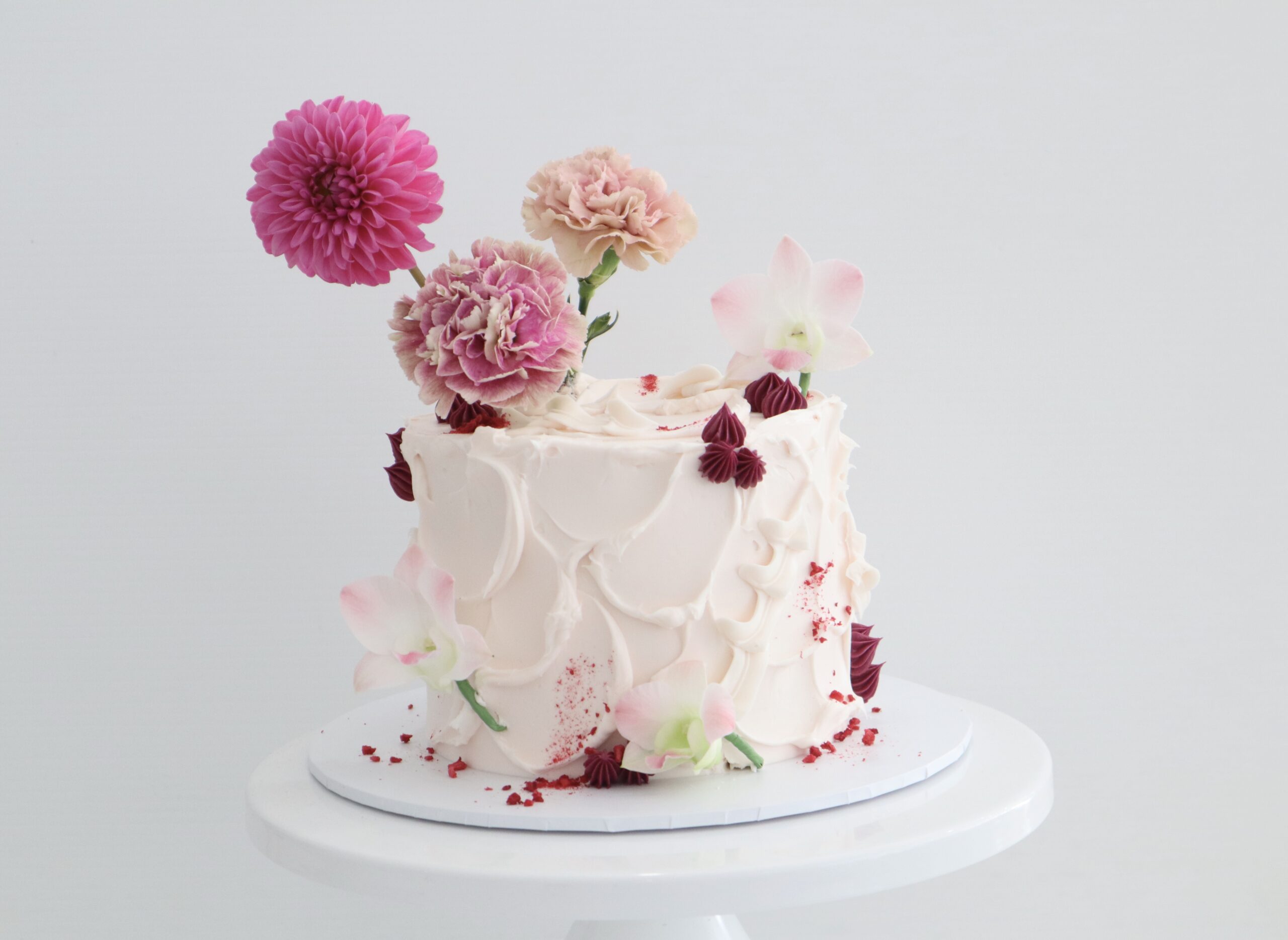 Floral fun buttercream cake class