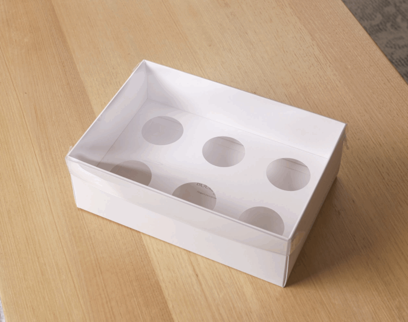 Bouquet Cakes 6 cupcake box