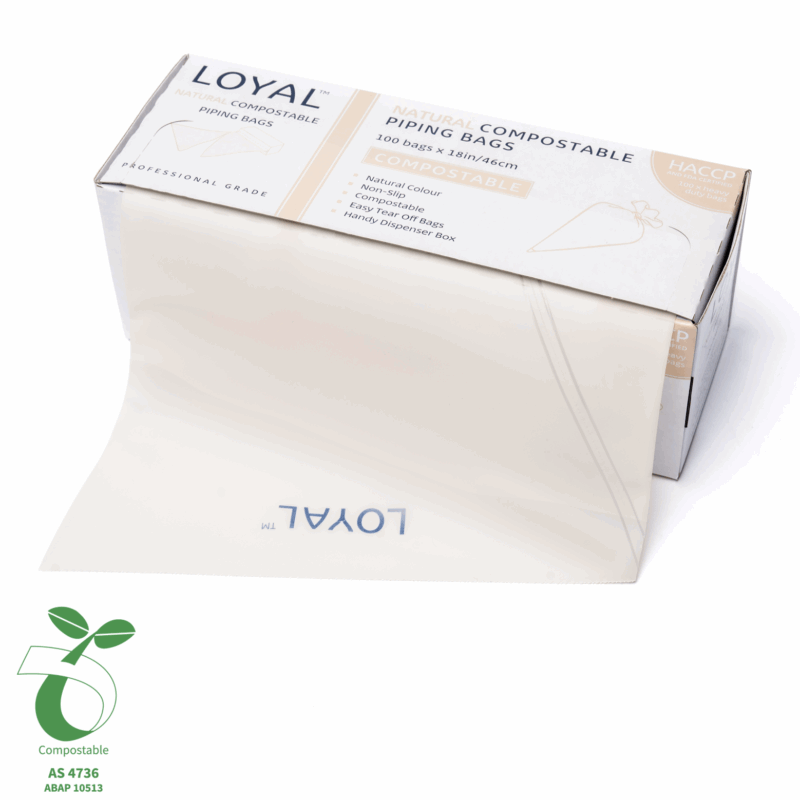 Compostable Piping Bags Natural 18" (100pc)