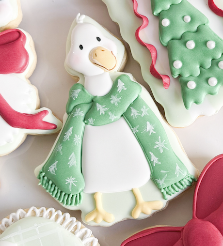 Miss Biscuit Boy Festive goose cookie cutter