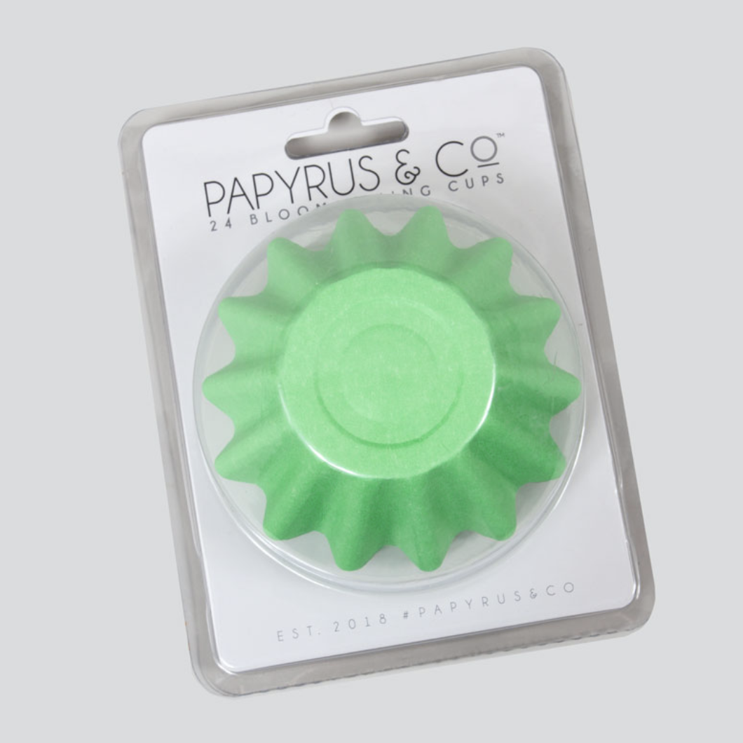 Green Bloom Baking Cups (24 Pack)